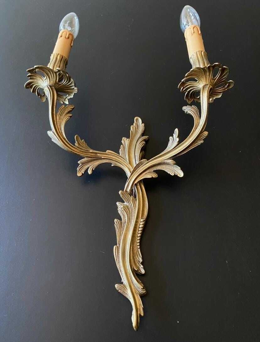295.0 Paire d'appliques d'époque, années 1950 photo