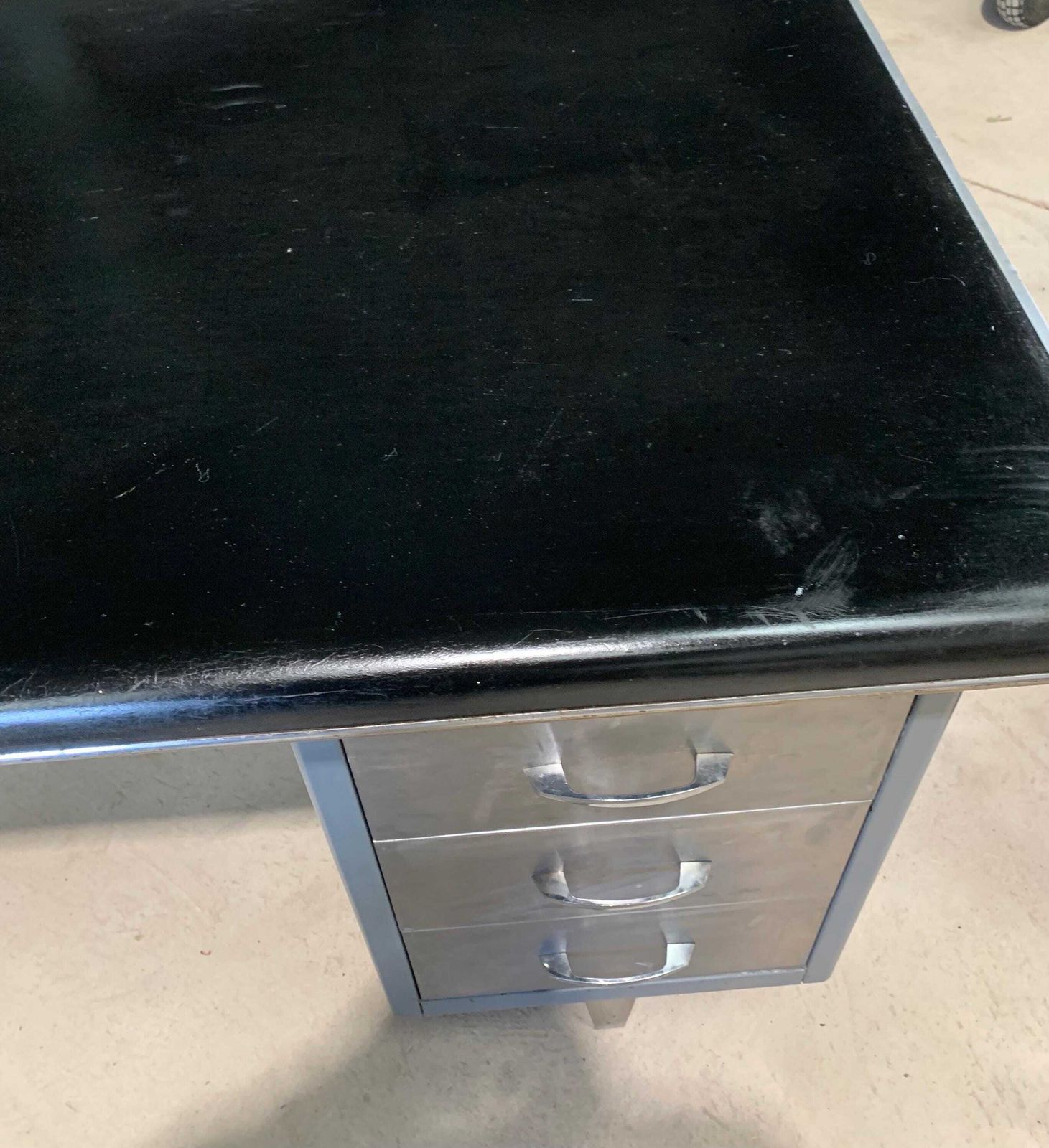 photo furniture Mid Century Industrial Tanker Desk