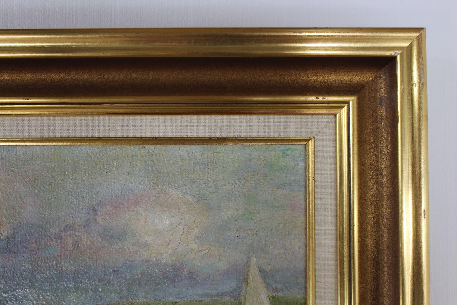 Large Oil Painting By Knut Dahlander C 1930 photo buy