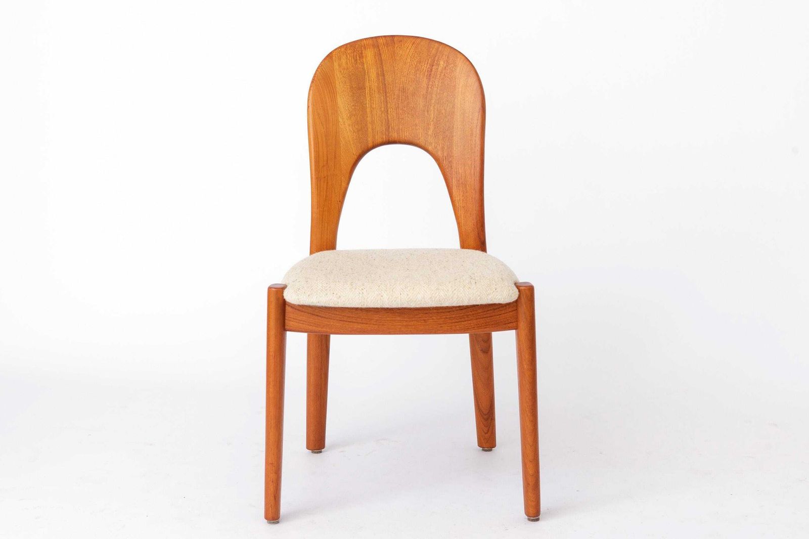Niels Koefoed Morten Eetkamerstoelen, Set Van 4, Teak, Ca. Jaren 1970, Deens Mid Century Modern photo vintage