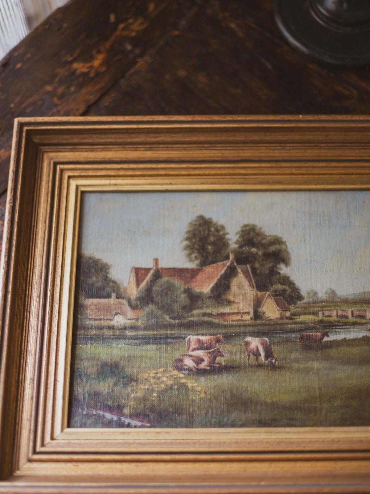 Woolbridge Manor House, Dorset   Oil Painting On Board By W H Peterson (British School) photo Art
