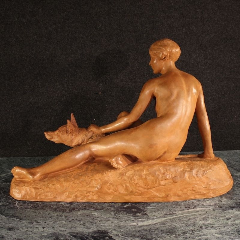 photo furniture 20th Century French Art Deco Terracotta Sculpture