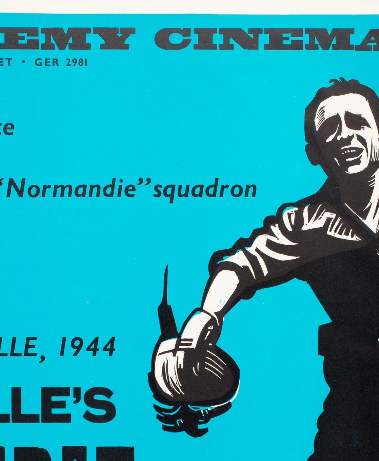 Normandie Niemen 1960 Academy Cinema London Uk Quad Film Poster, Strausfeld. photo Art