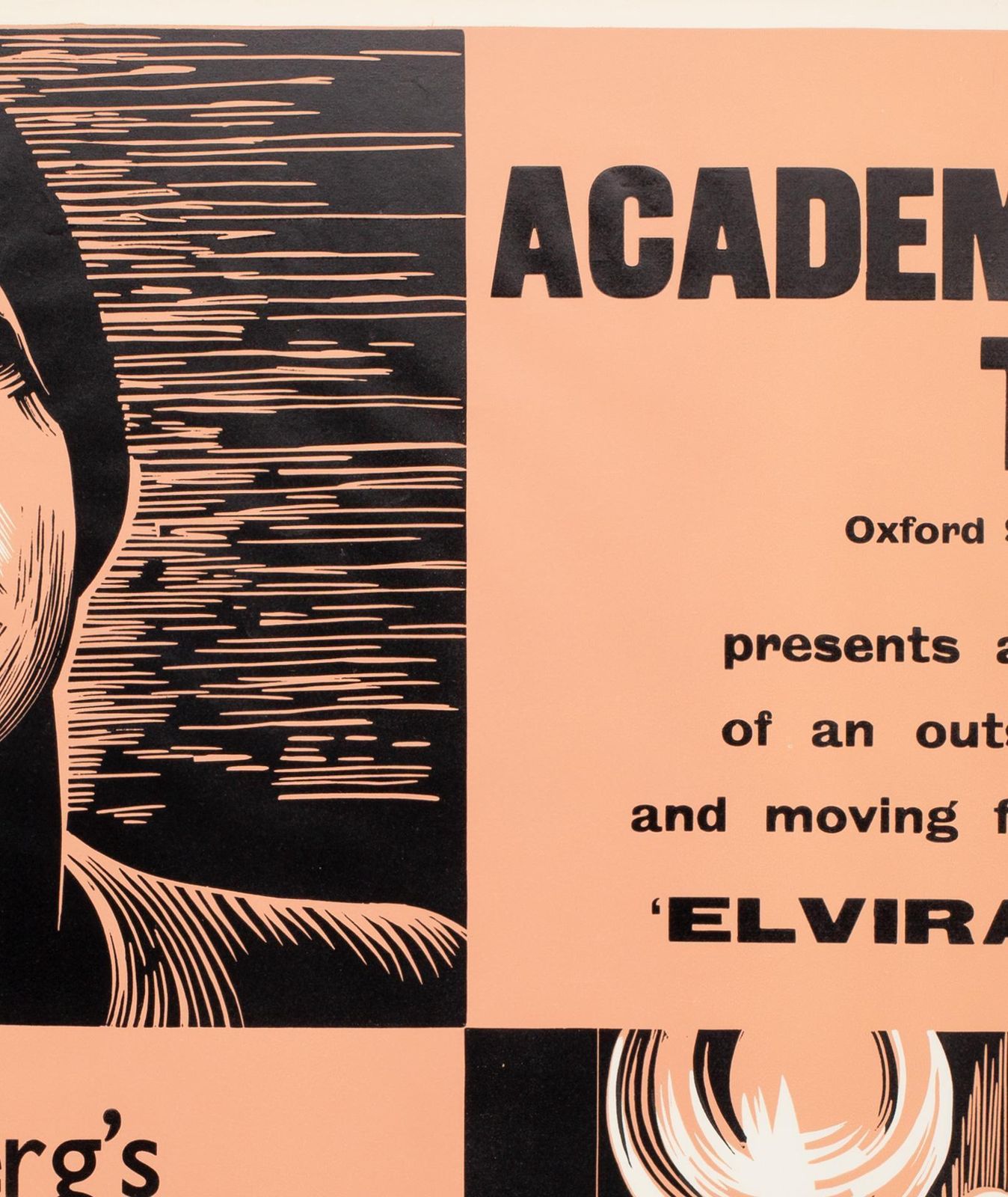 Affiche de cinéma Adalen '31, Academy Cinema Londres, années 1970, Strausfeld. photo for sale