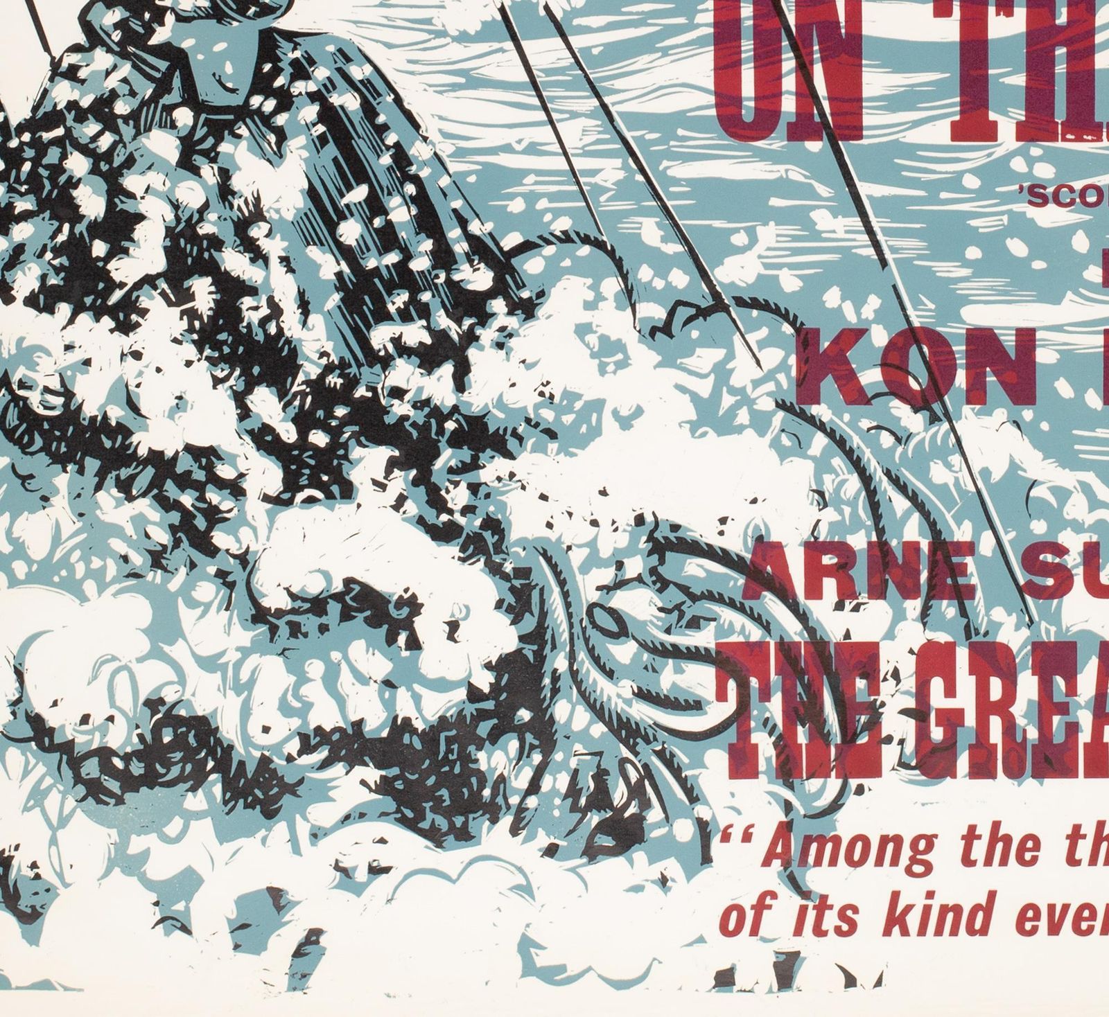 Affiche de cinéma Alone On The Pacific 1967, Academy Cinema Londres, UK Quad, Strausfeld. photo buy