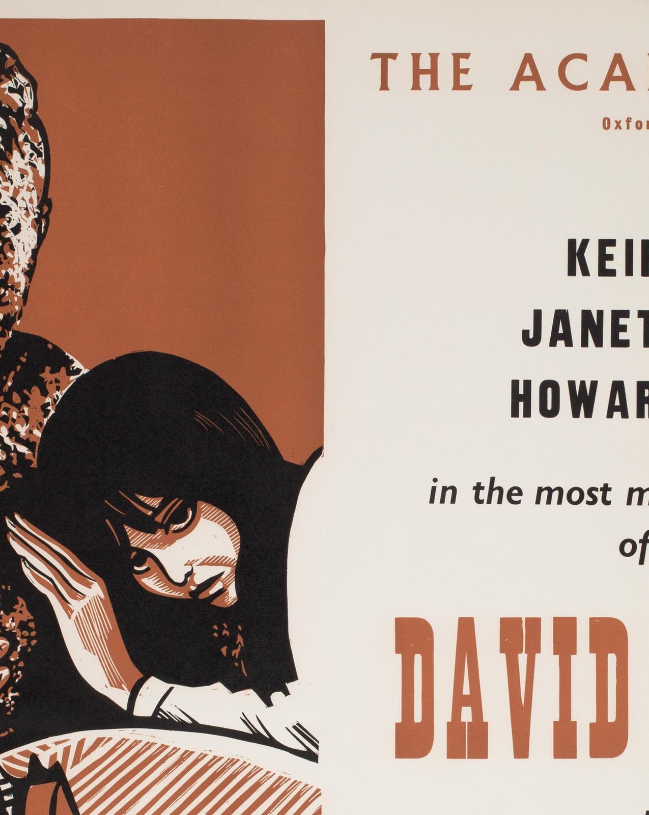 David And Lisa 1963 Academy Cinema Uk Quad Film Poster, Strausfeld. photo Art