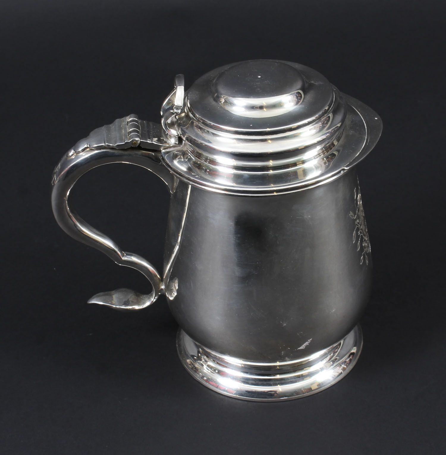 photo buy Vintage Benjamin Franklin Silver Plated Tankard" By Franklin Mint 1978