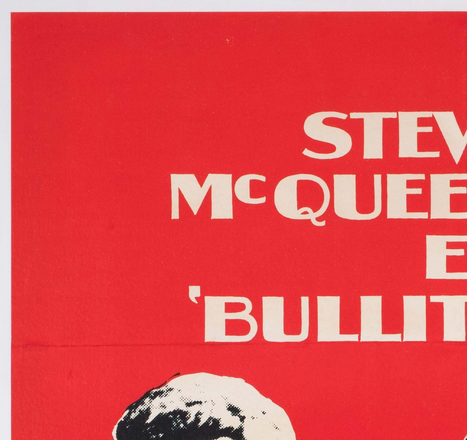 Bullitt 1969 Spanish 1 Sheet Film Movie Poster, Steve Mcqueen, Linen Backed. photo for sale