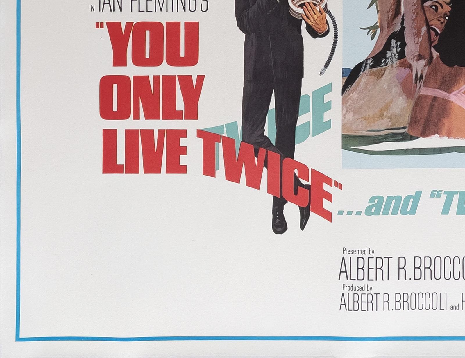 "You Only Live Twice" US filmaffiche Subway, Bath Tub, McGinnis, James Bond 1967. photo 3822.0