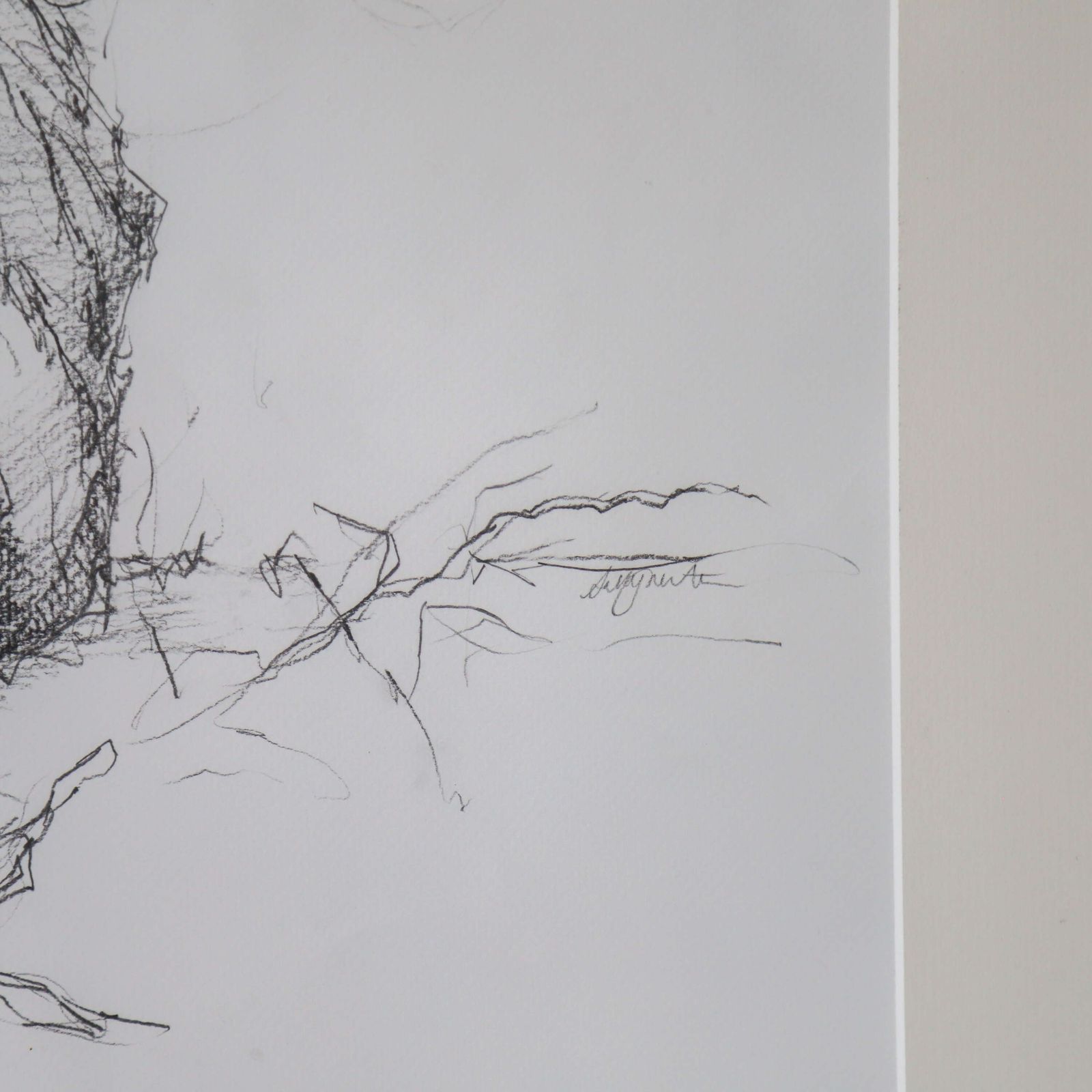 Tisbury Sheep   Original Contemporary Pencil Sketch By Sally Newton, Framed Artwork photo vinterior