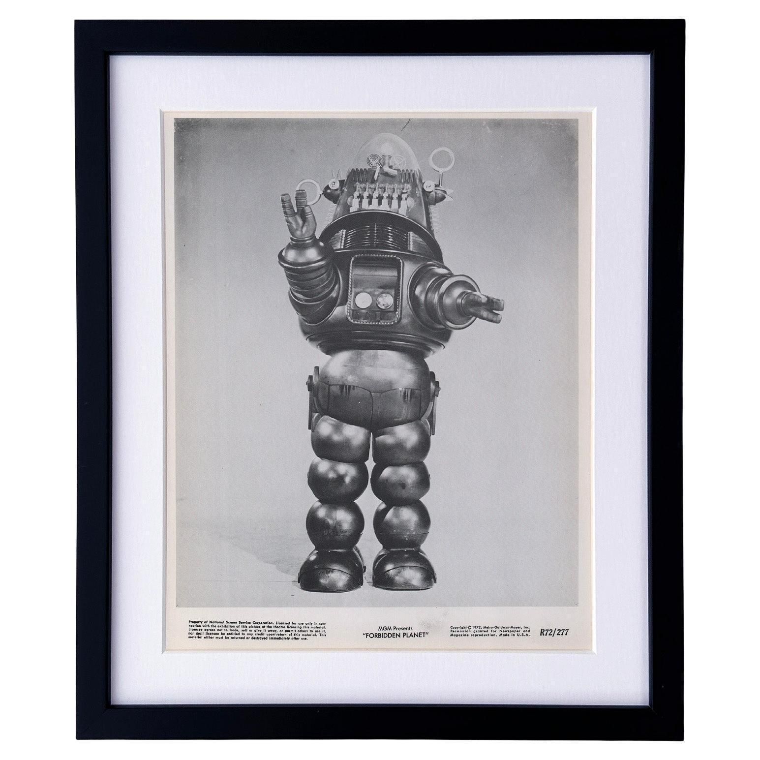 Carte de lobby Forbidden Planet 1956, encadrée