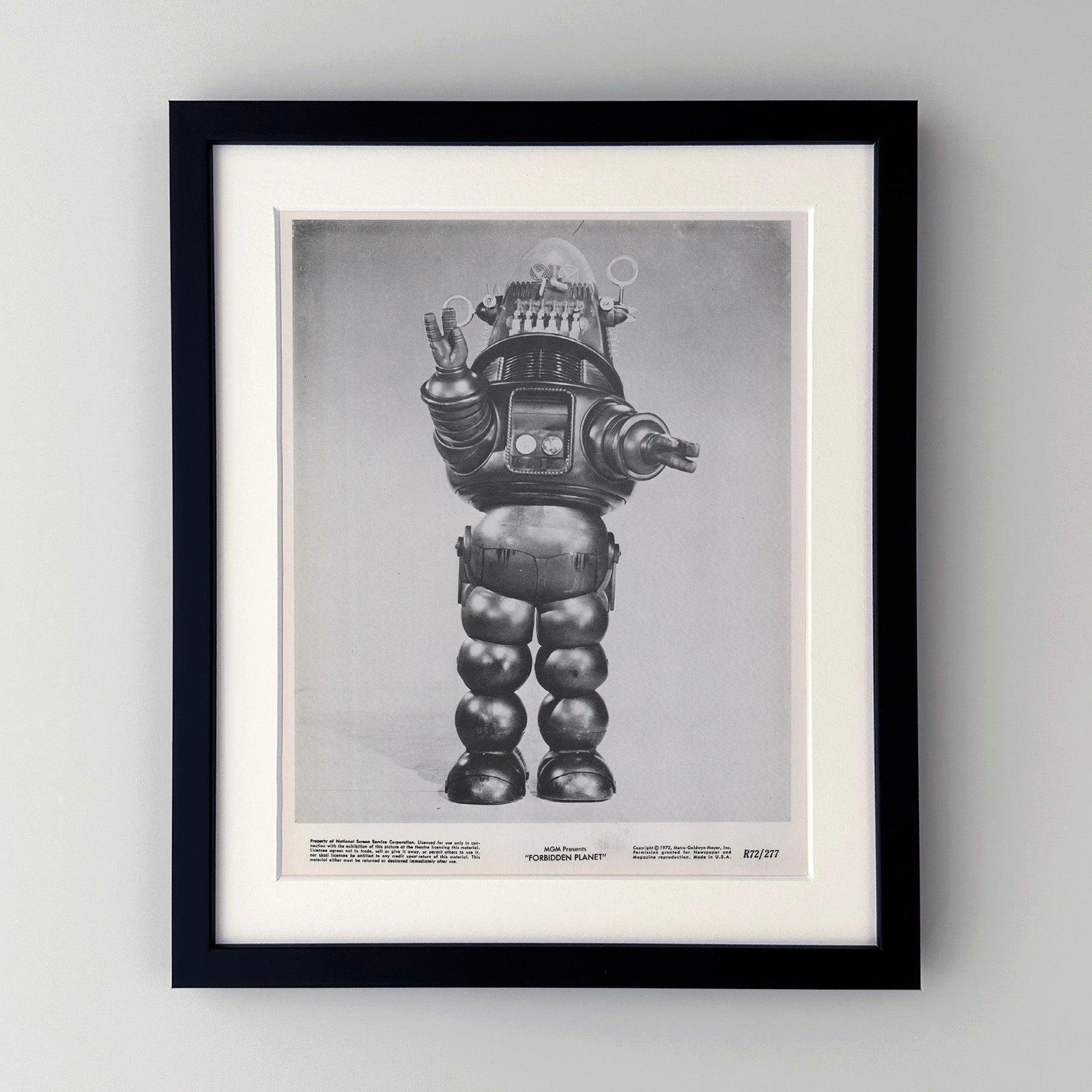 Carte de lobby Forbidden Planet 1956, encadrée photo furniture