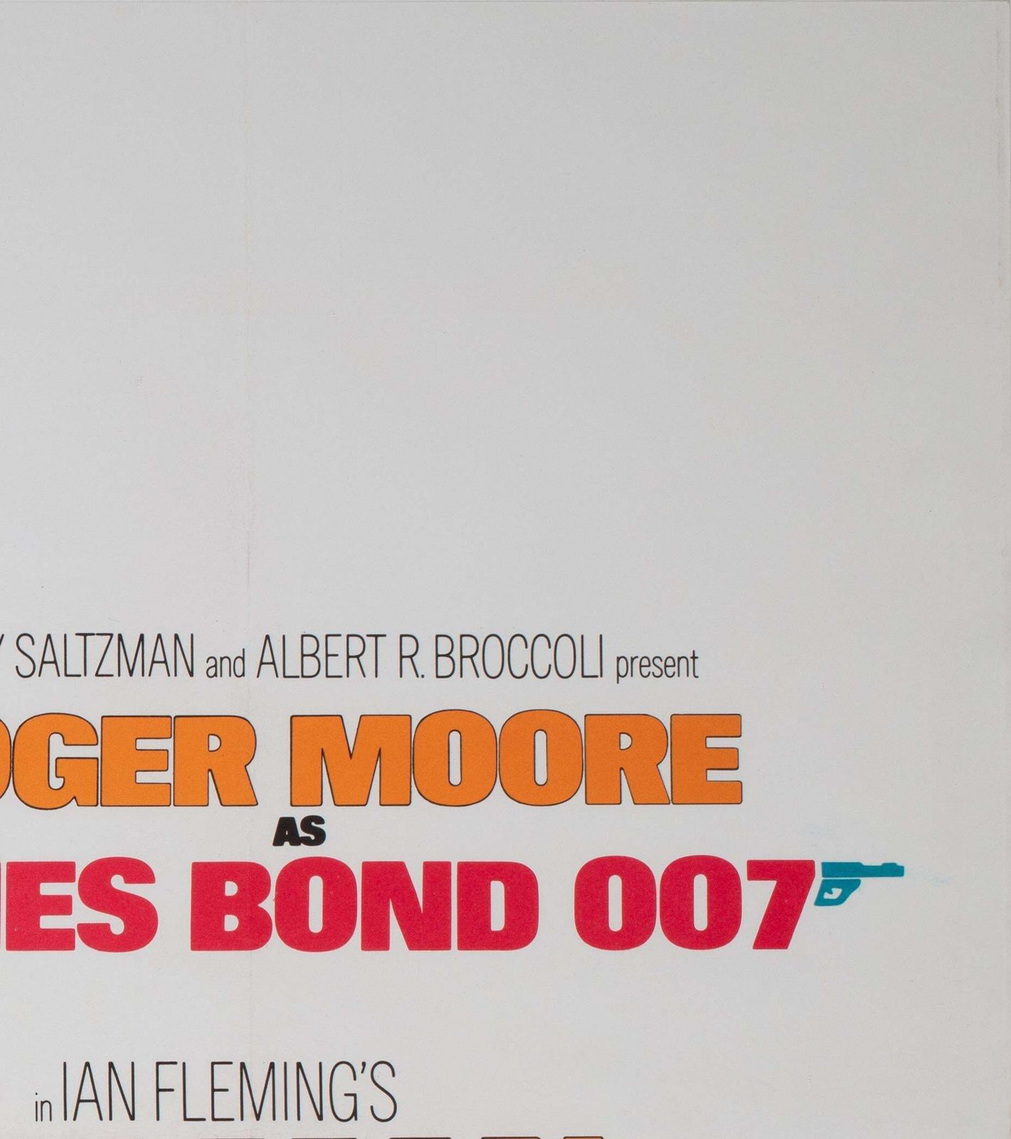 Man With The Golden Gun 1974, James Bond, Uk Film Poster, Robert Mcginnis. photo 2039.0