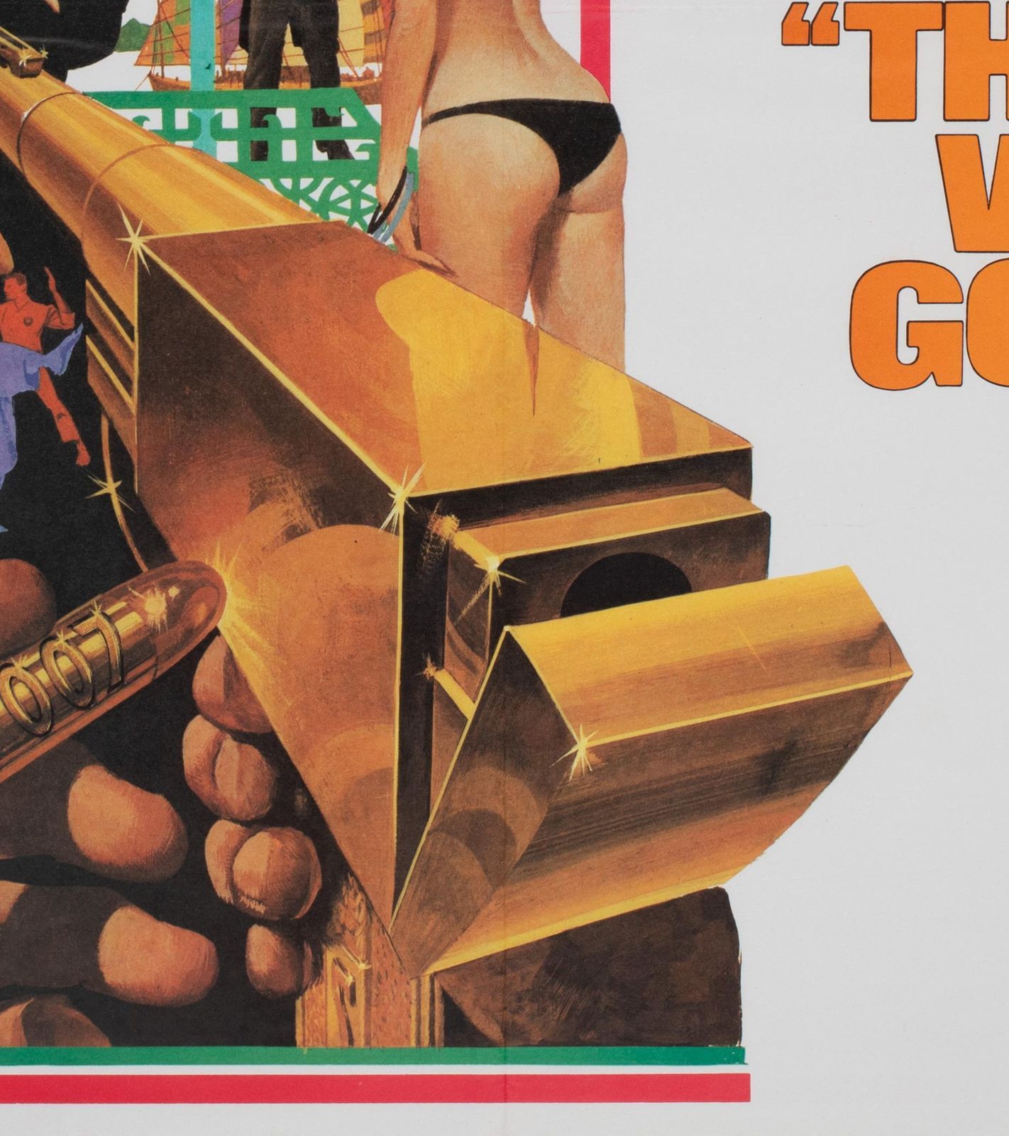 Man With The Golden Gun 1974, James Bond, Uk Film Poster, Robert Mcginnis. photo buy