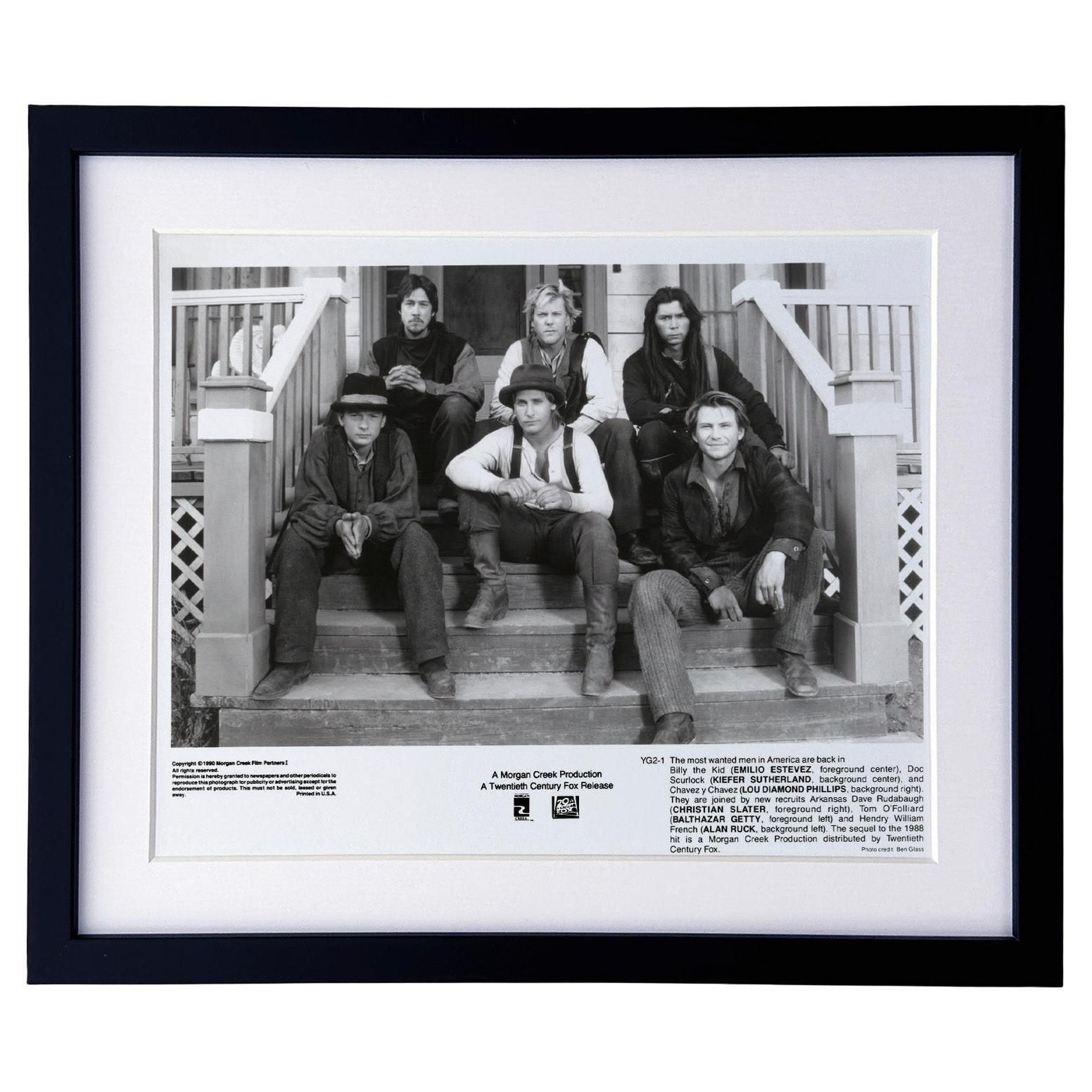 Young Guns 1988 Publicity Film Movie Press Still Framed