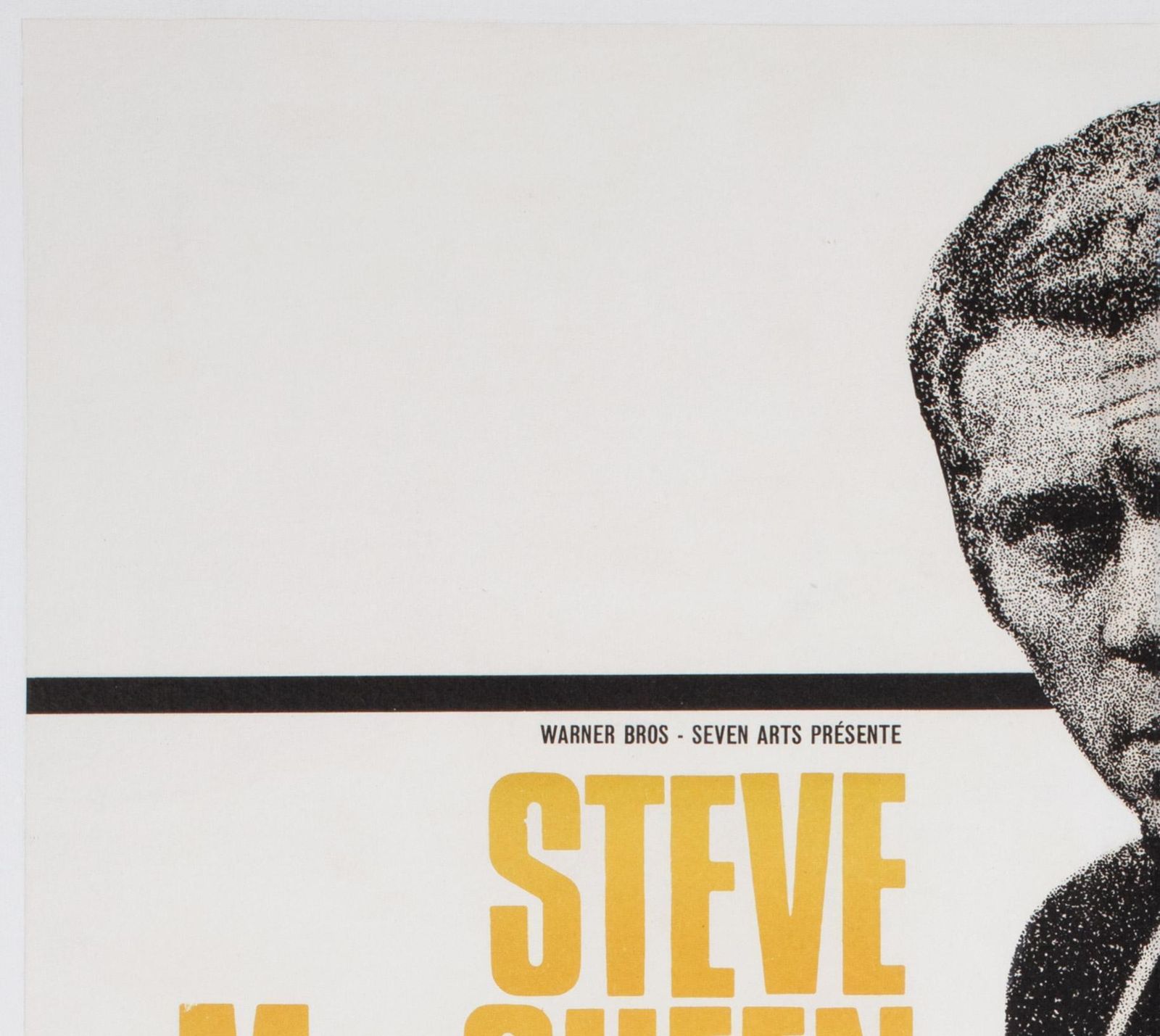 Bullitt 1968 French Moyenne filmposter, Michel Landi photo for sale