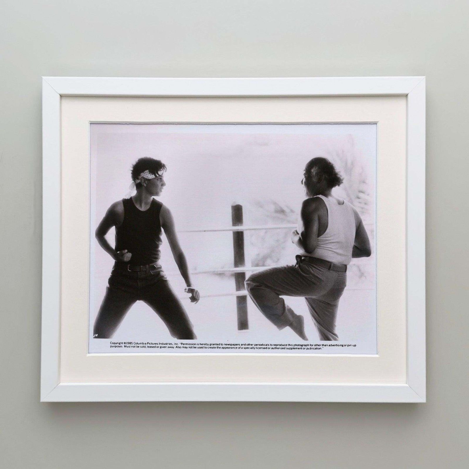 Photo de presse originale encadrée, The Karate Kid, 1984 photo Art