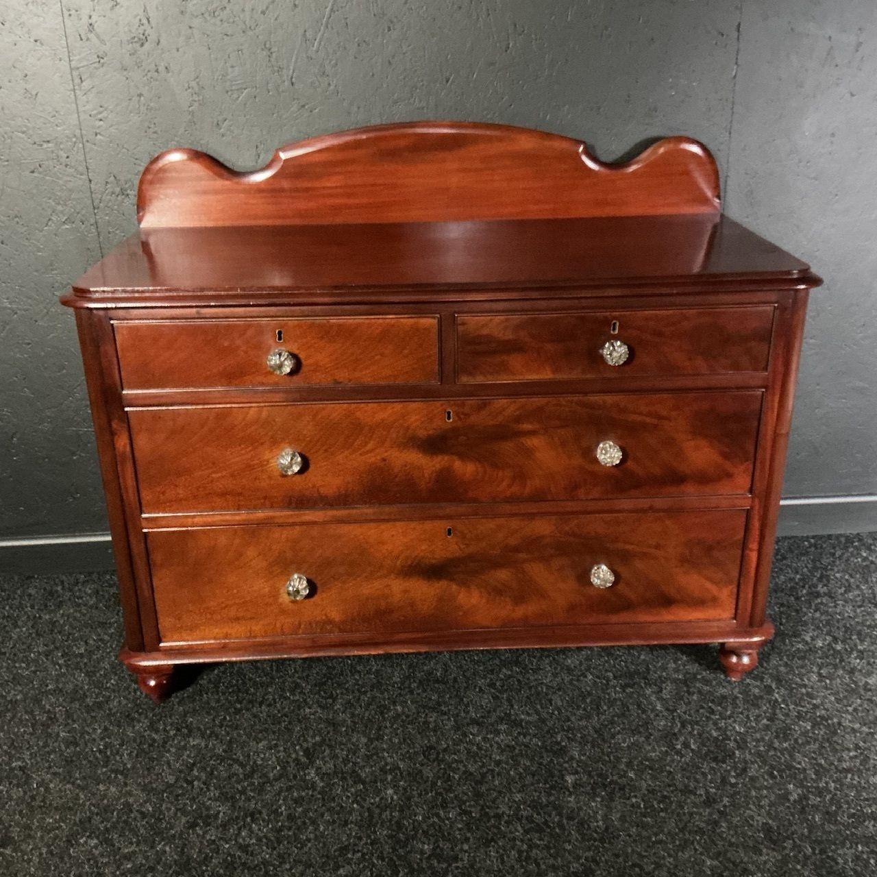 Victorian Mahogany Chest, 1800s photo Furniture