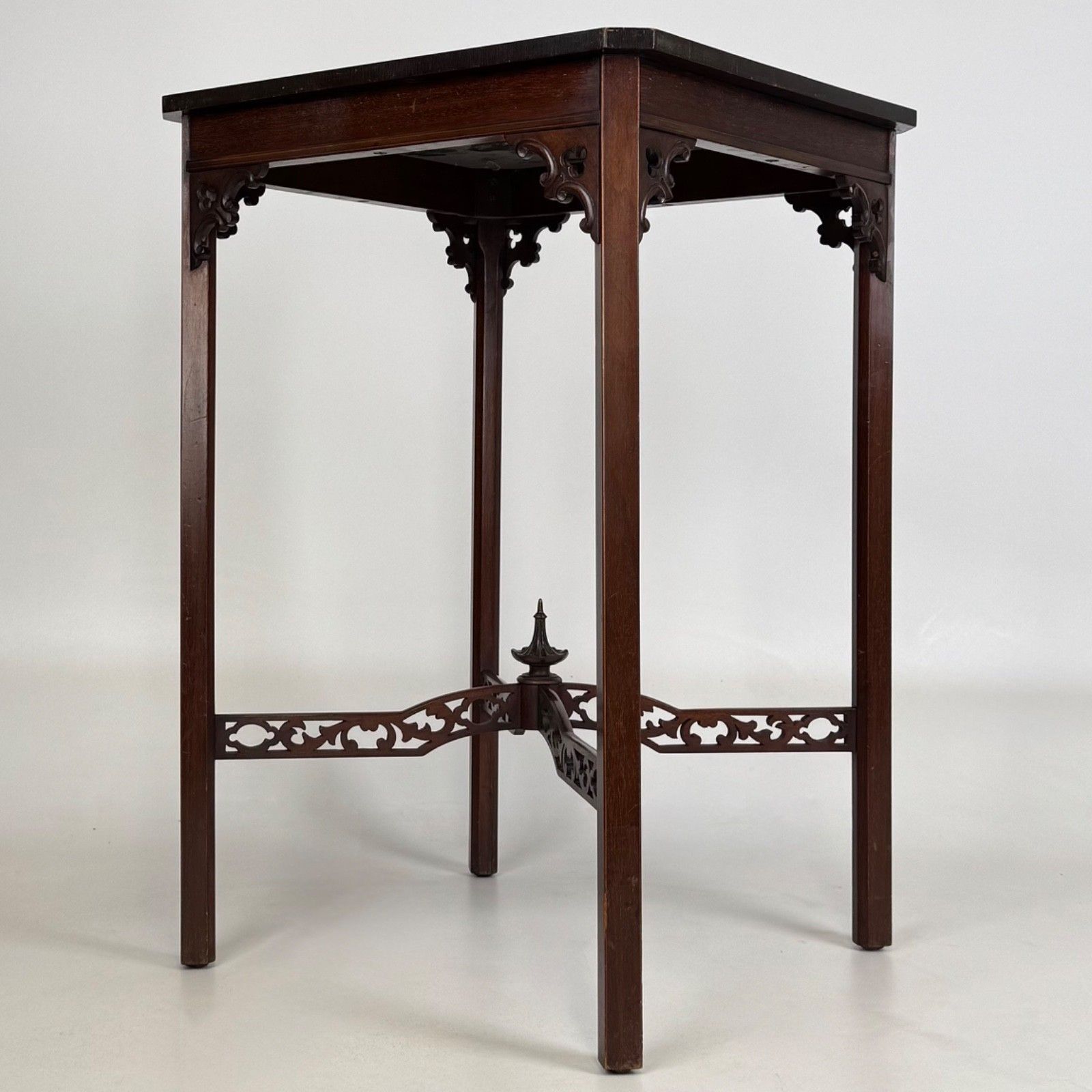 Antique 20th Century Decorative Side Table In Mahogany ( Af 5531 ) photo vinterior