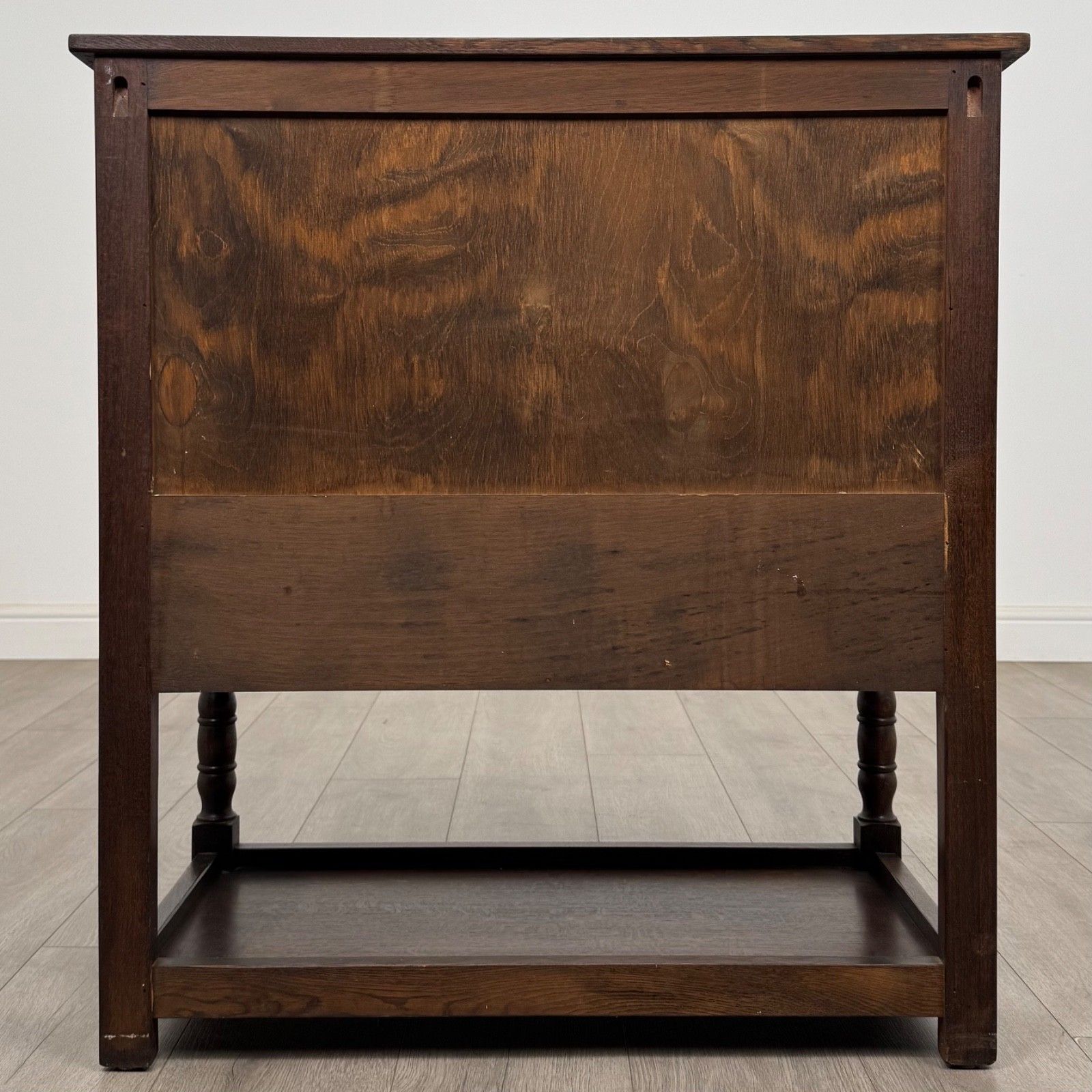 Antique 20th Century Linenfold Cupboard In Oak ( Af 5489 ) photo vinterior