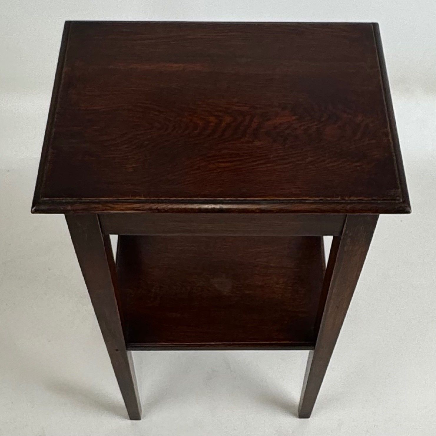photo furniture Antique 20th Century Edwardian Side Table In Oak ( Af 5529 )
