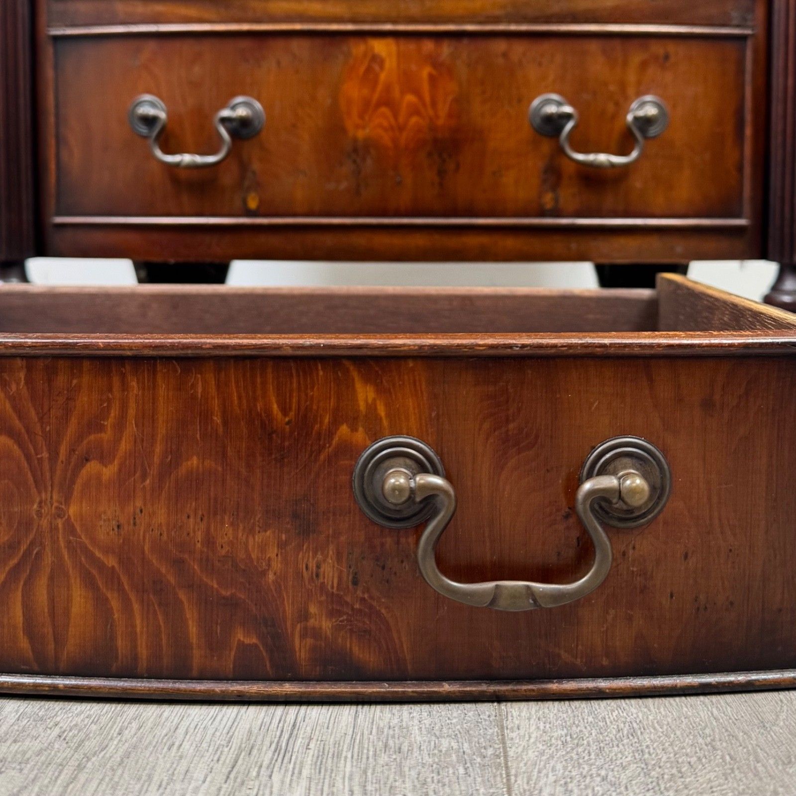 Furniture Antique 20th Century Small Mahogany Chest Of Drawers ( Af 5496 ) photo