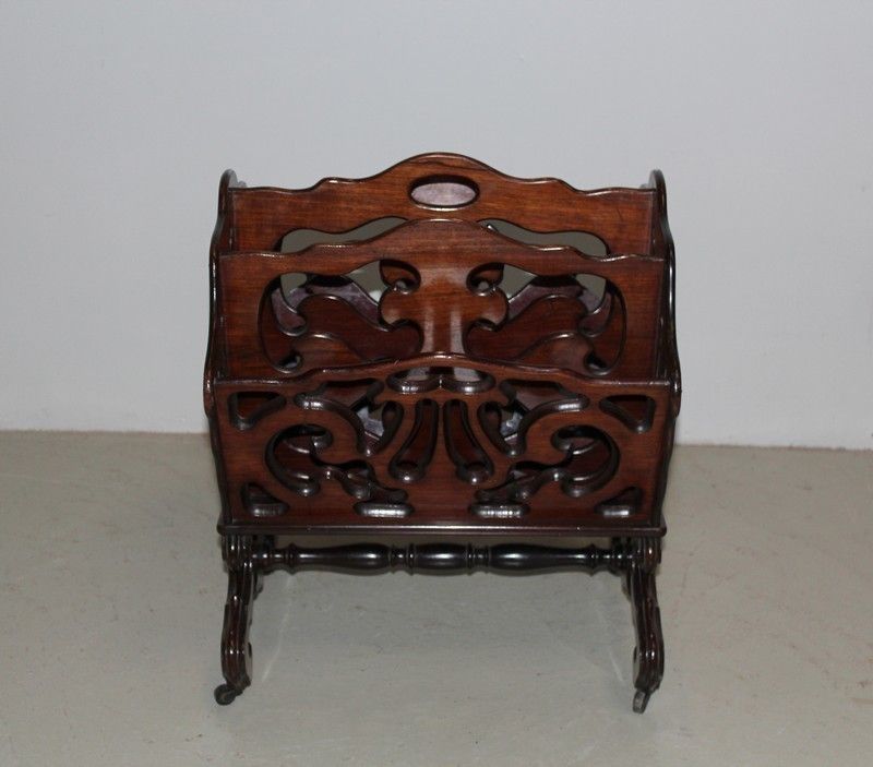 Nap. 3rd Magazine Stand In Mahogany
