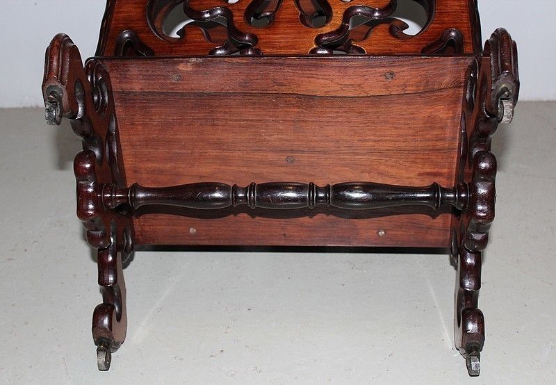 photo furniture Nap. 3rd Magazine Stand In Mahogany