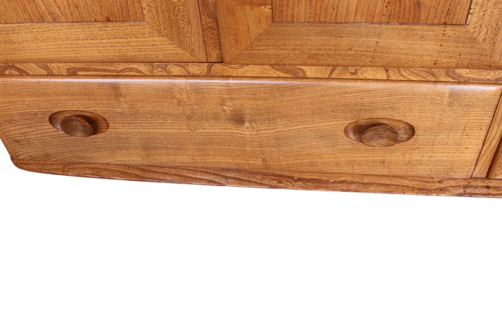 495.0 Vintage Ercol 467 Windsor Sideboard Blonde Elm Blue Label Mcm 1960s photo