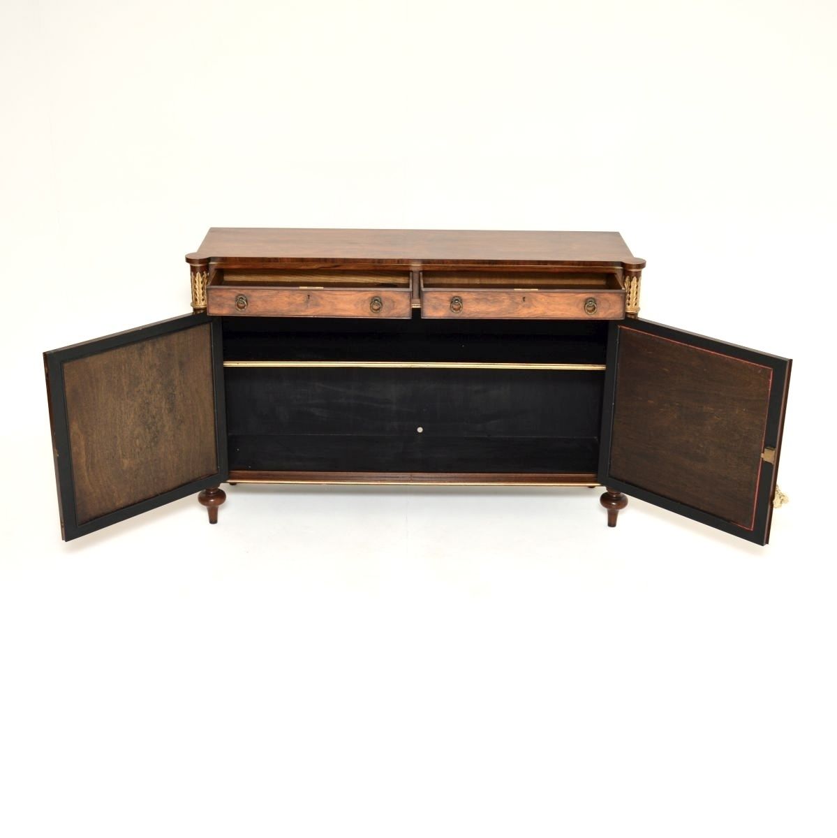 Antique Regency Style Rosewood Grill Front Sideboard photo buy
