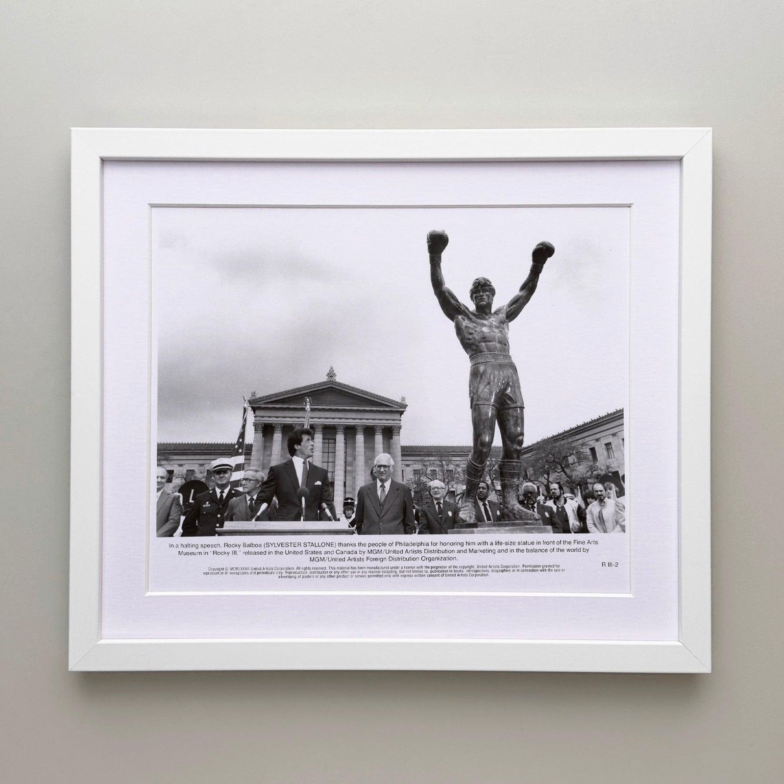 Rocky 3 1982 Publicity Film Movie Press Still Framed photo for sale