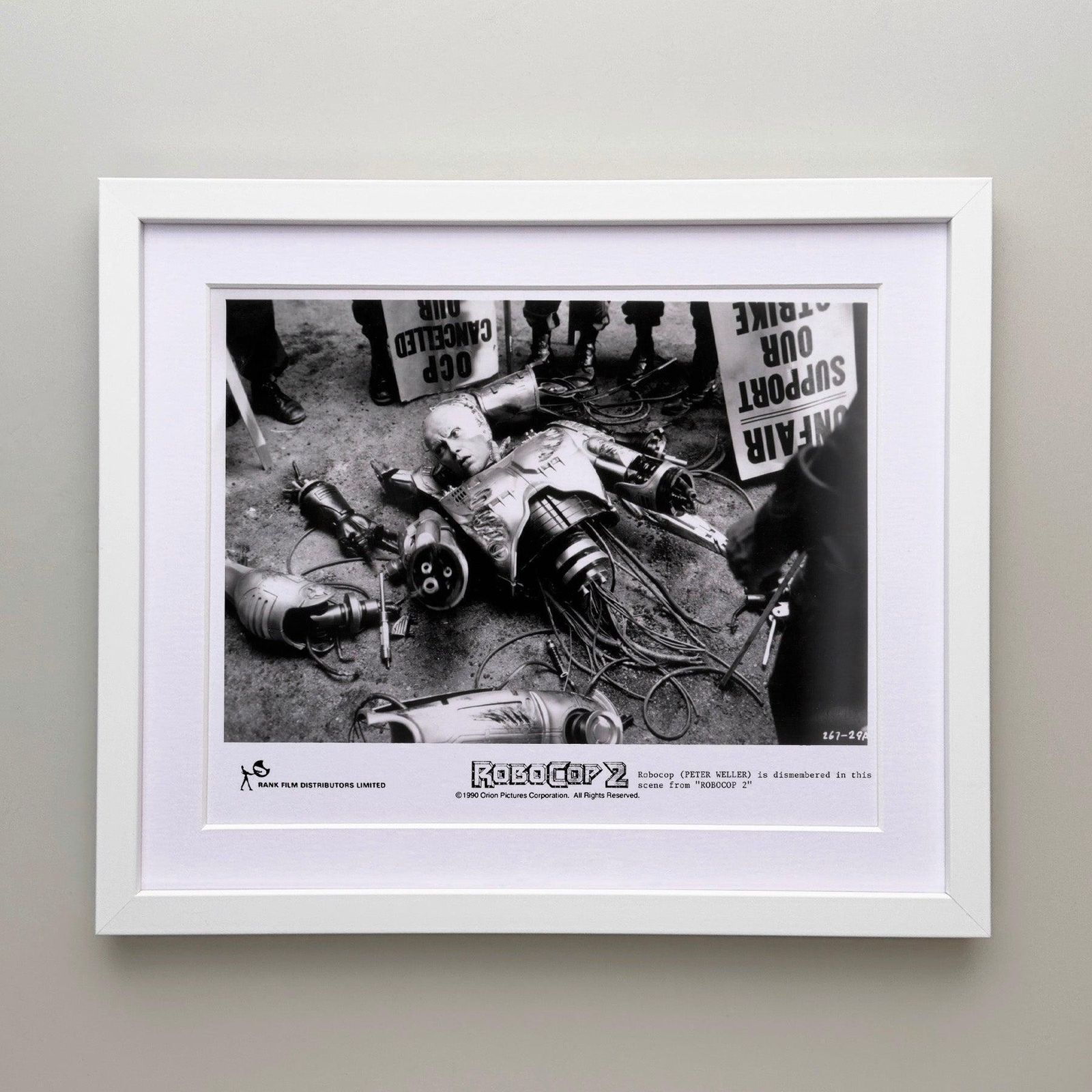 Robocop 2 1990 Publiciteitsfilmfoto, ingelijst photo for sale