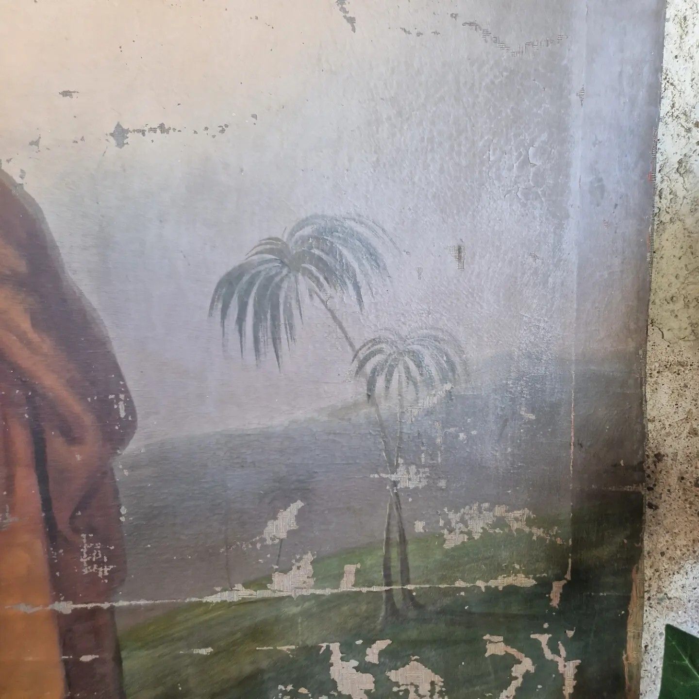 1951.0 Antique Large Oil Painting Saint Matthias The Apostle 18th Century photo