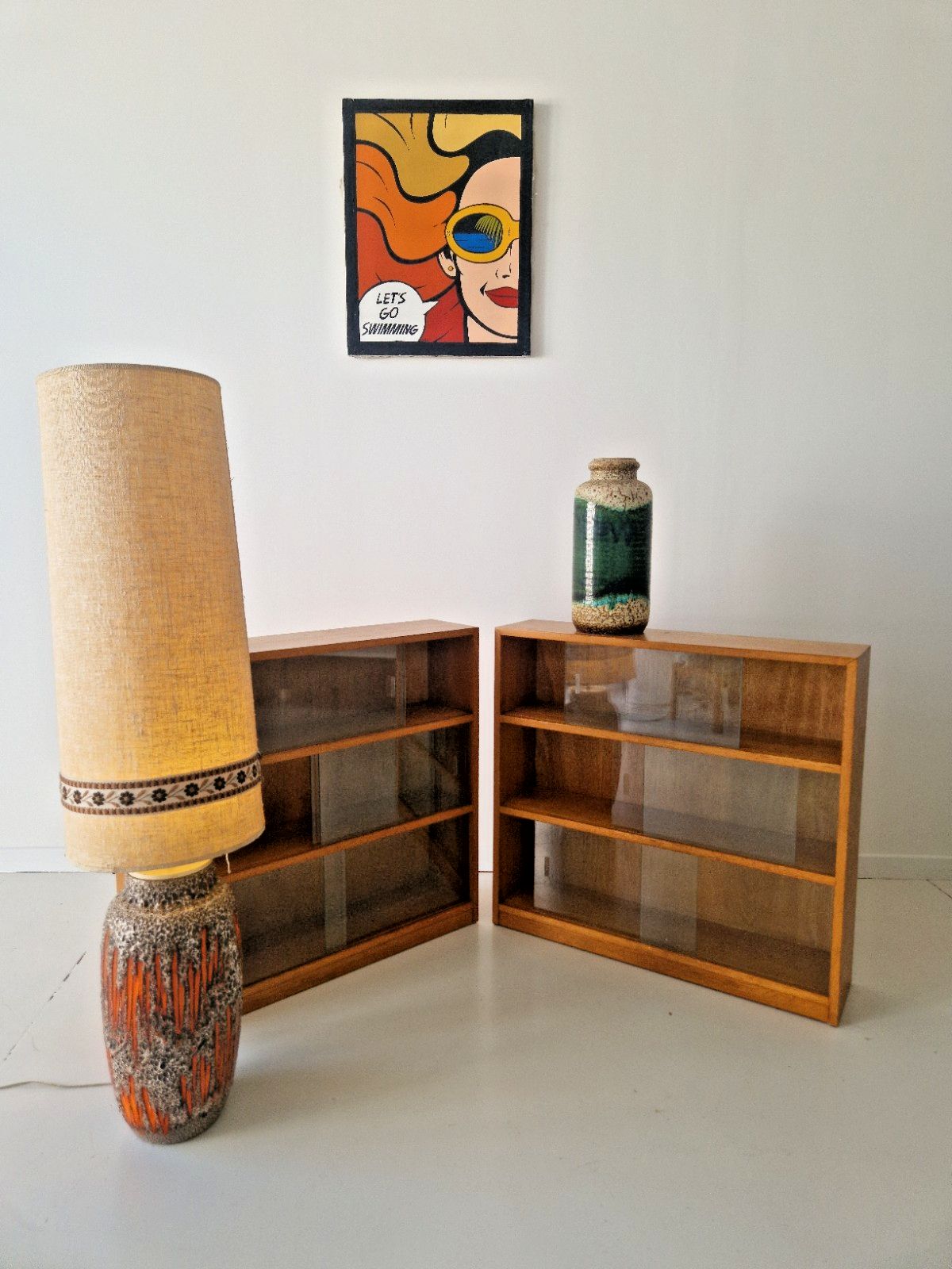 photo furniture Pair Of Mid Century G Plan Teak School Bookcases Vintage Interior Design