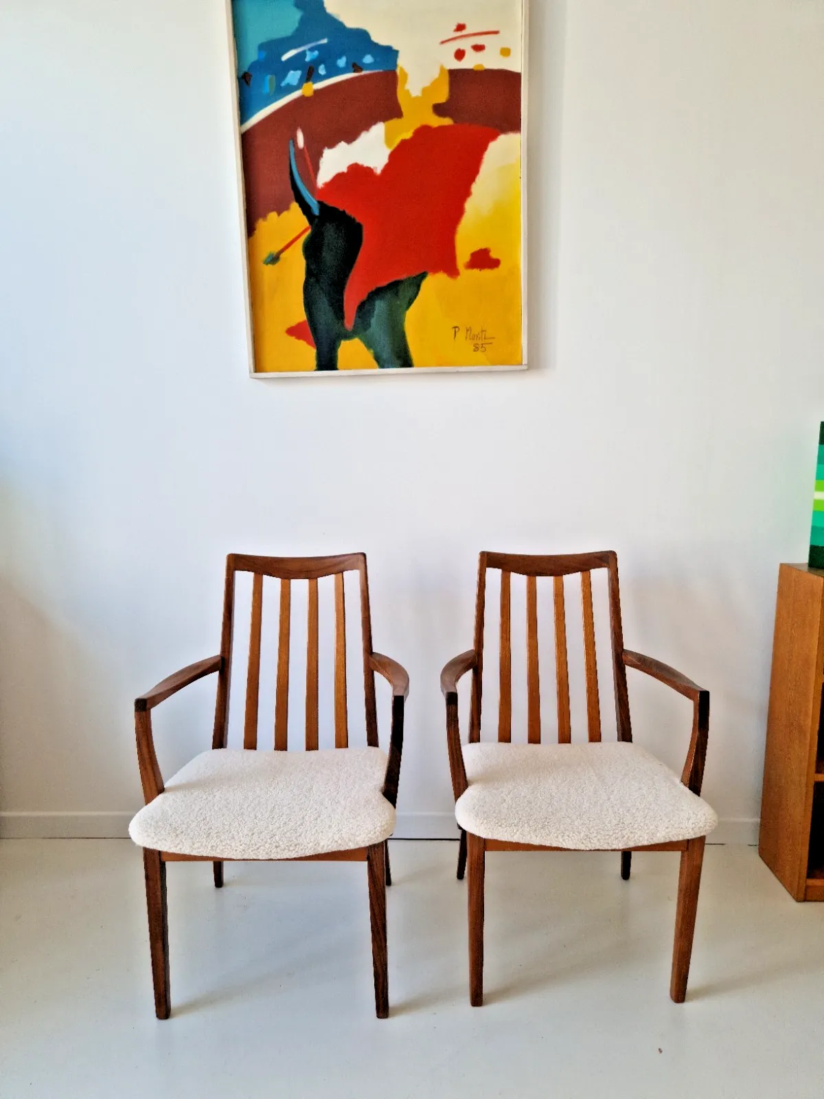 6 Mid Century Modern Dining Chairs G Plan Teak Vintage Home Decor photo Furniture