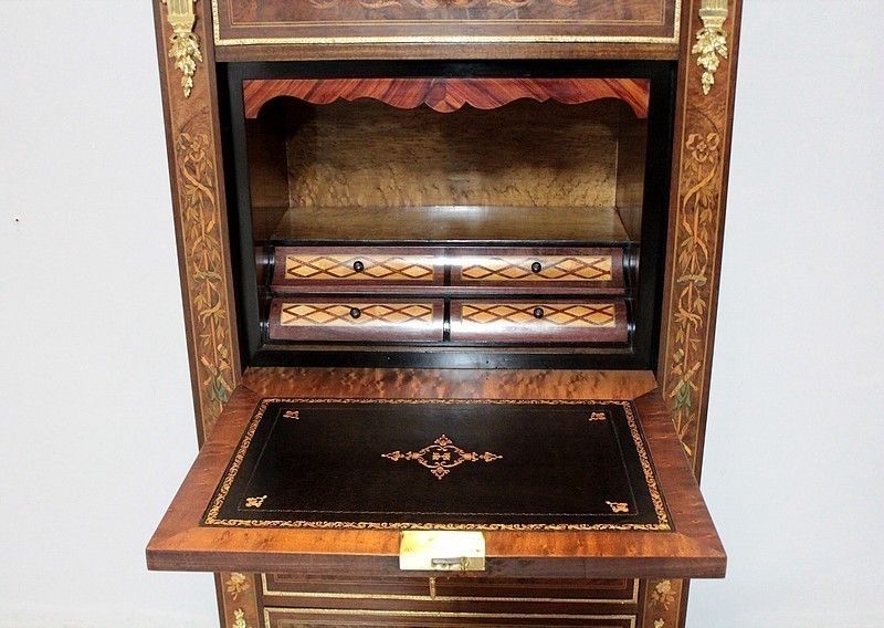 photo vinterior Secretary Inlaid Style Louis XVI, 19th