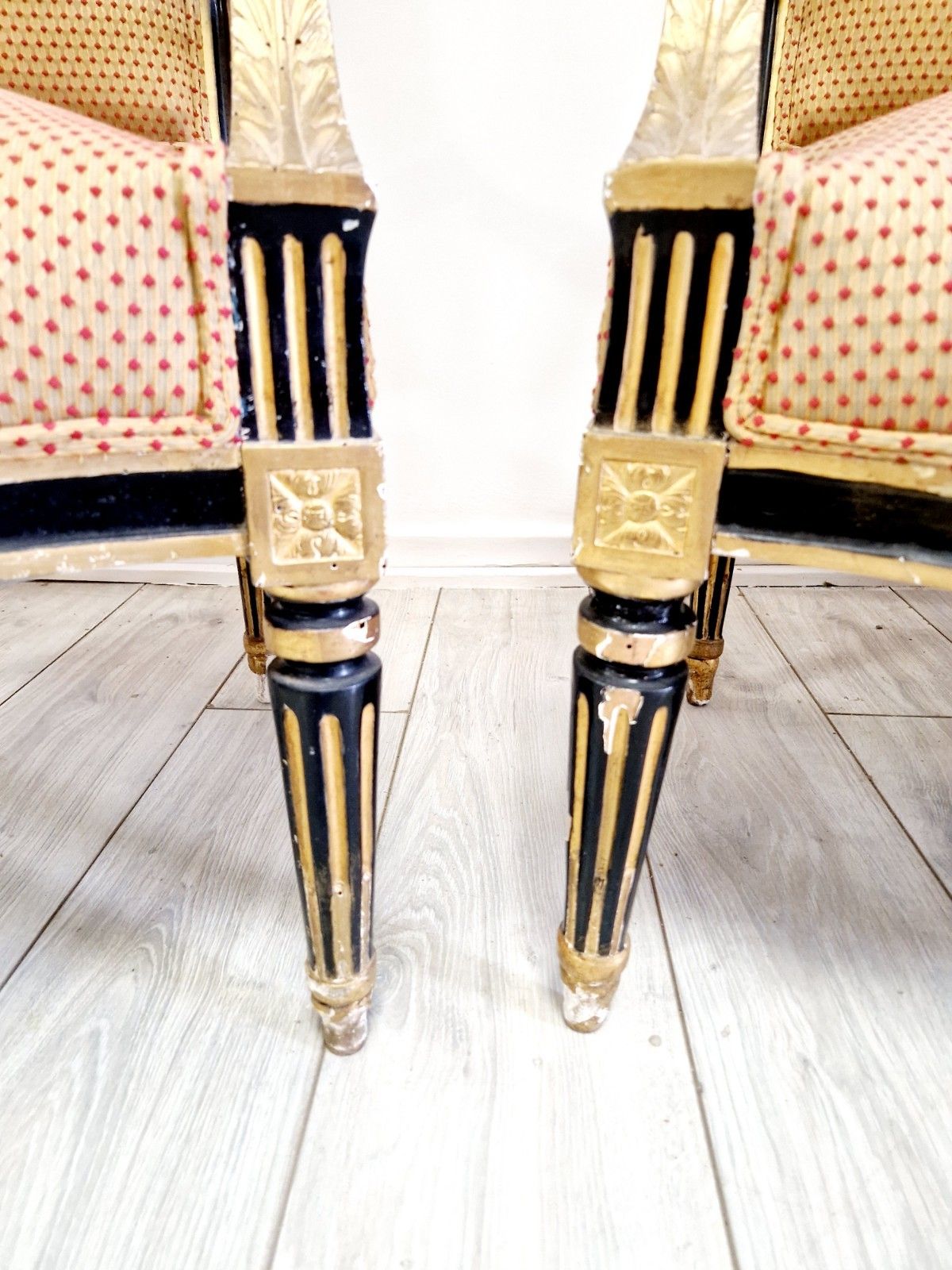 Antique French Armchairs Napoleon III Period photo 553.0