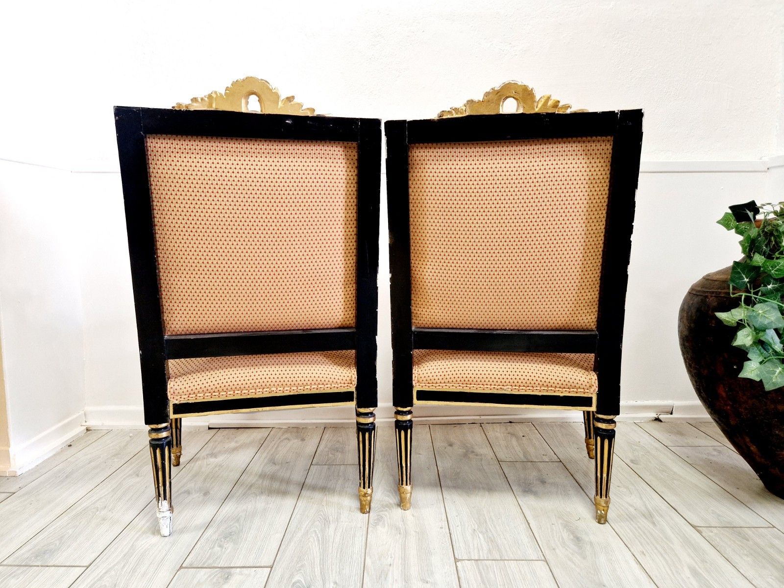 photo for sale Antique French Armchairs Napoleon III Period