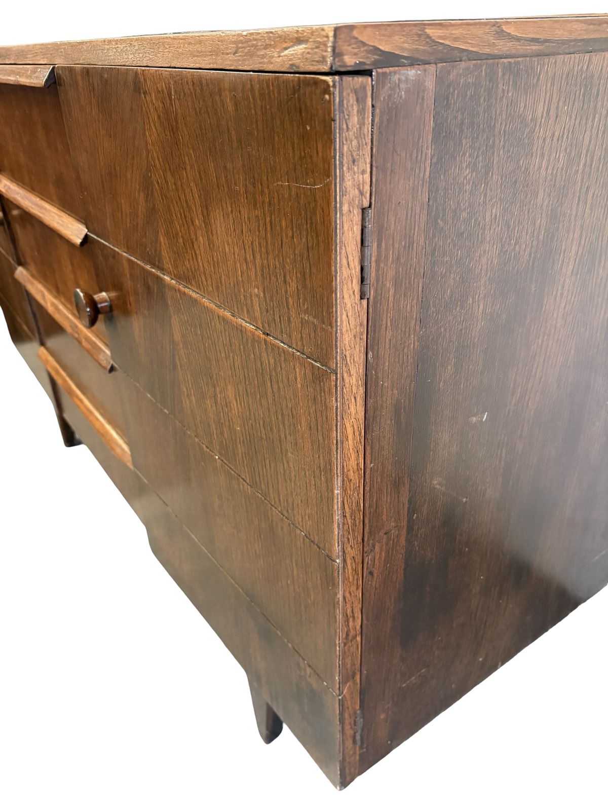 Art Deco Oak Sideboard / Dresser Sleek Classic Period Design photo Furniture