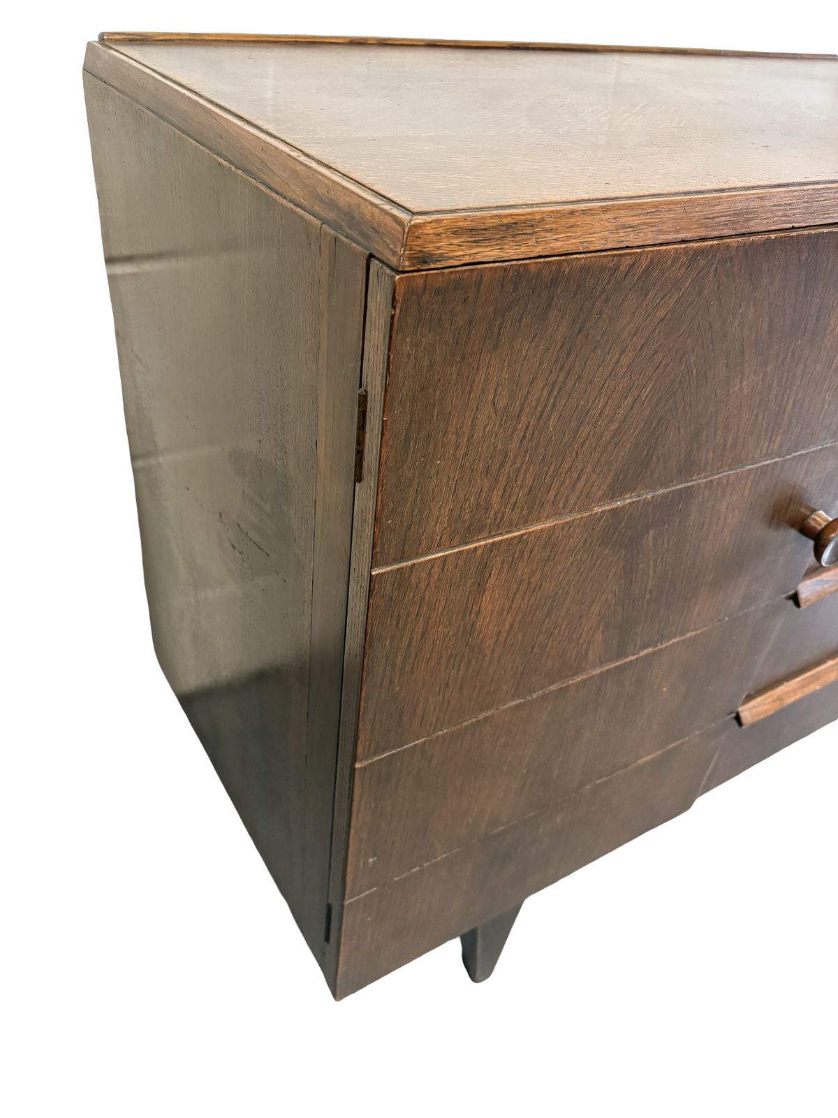 Art Deco Oak Sideboard / Dresser Sleek Classic Period Design photo vinterior