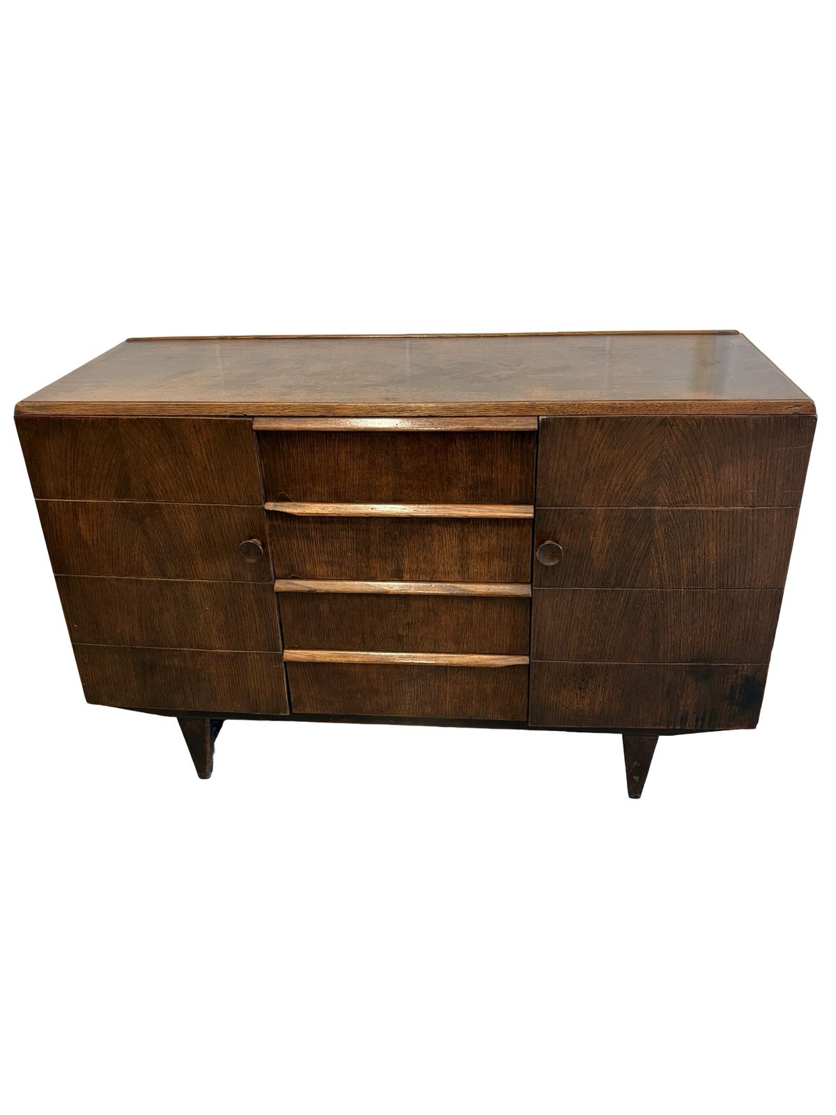 photo for sale Art Deco Oak Sideboard / Dresser Sleek Classic Period Design