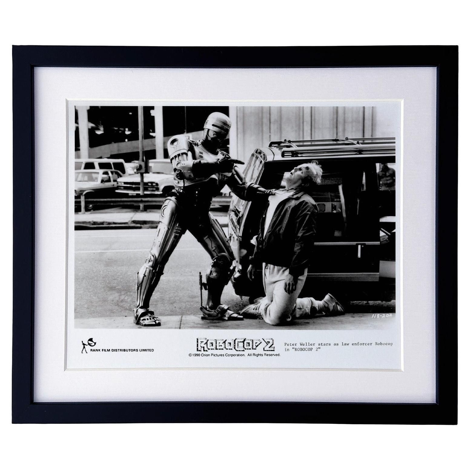 Photo de presse originale Robocop 2, 1990, encadrée