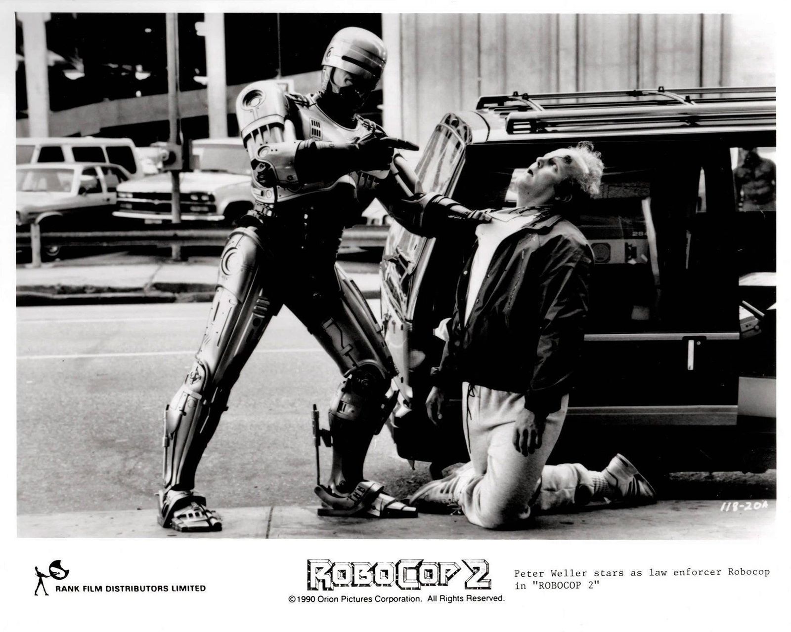 Photo de presse originale Robocop 2, 1990, encadrée photo vinterior