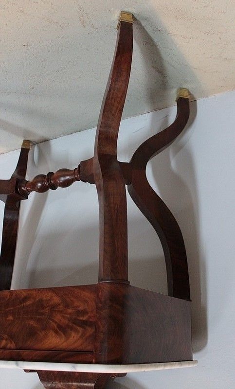 Charles X Dressing Table In Mahogany 19th photo vintage