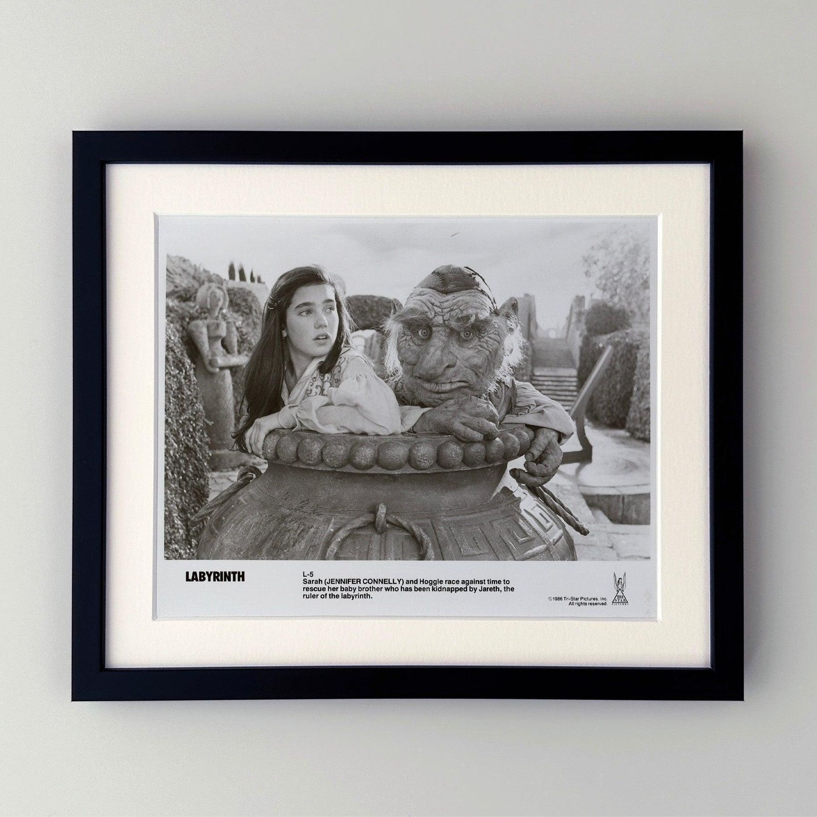 Labyrinth 1986 Publicity Film Movie Press Still Framed photo furniture