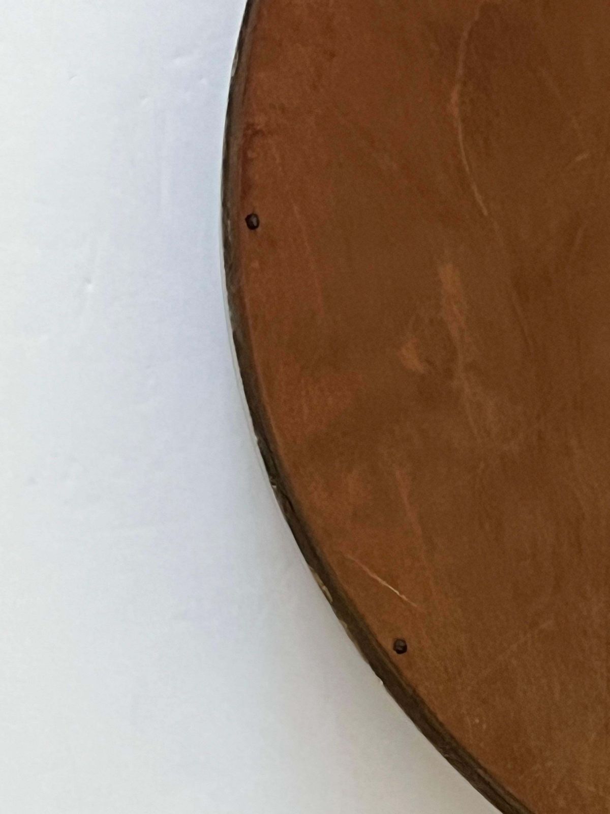 photo buy Round Convex Wall Mirror Ribbon And Ball Detail Regency Style 18.4 Inch, Ca 1925