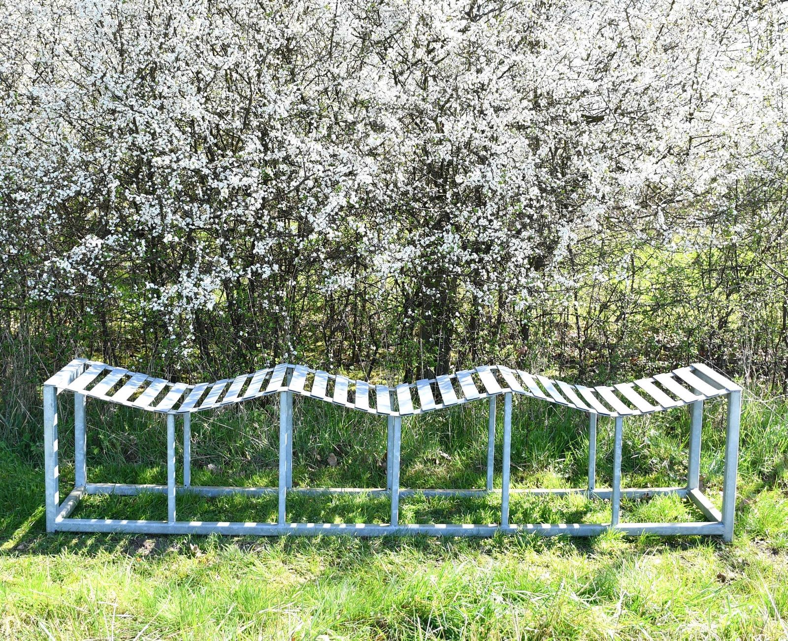 Large Contemporary   Garden Bench
