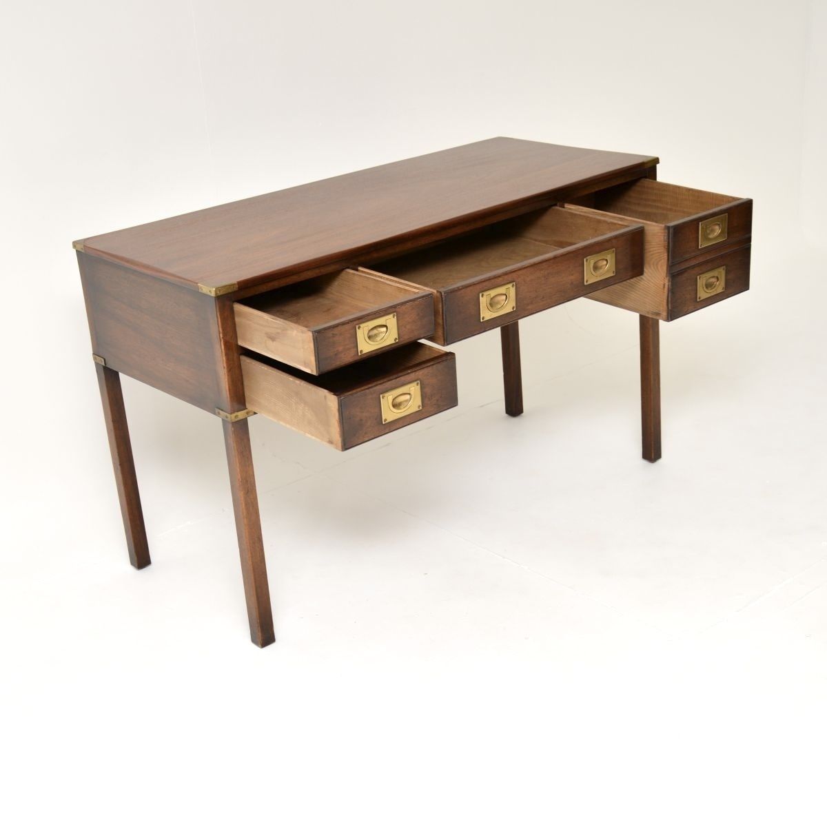 Antique Mahogany Military Campaign Desk / Writing Table photo buy