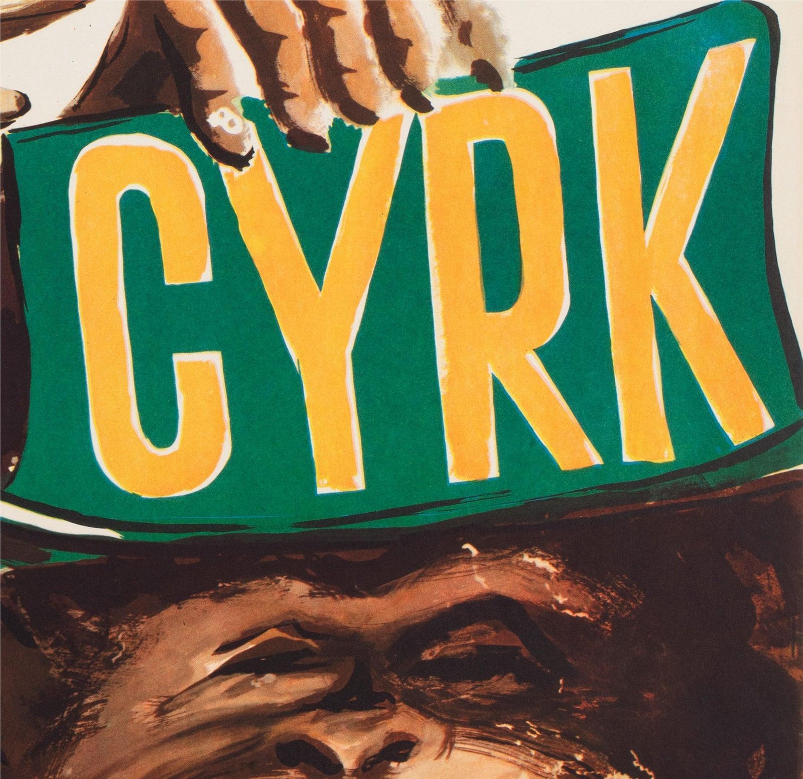 Cyrk Chimps In Hats 1971 Polish Circus Poster photo vinterior