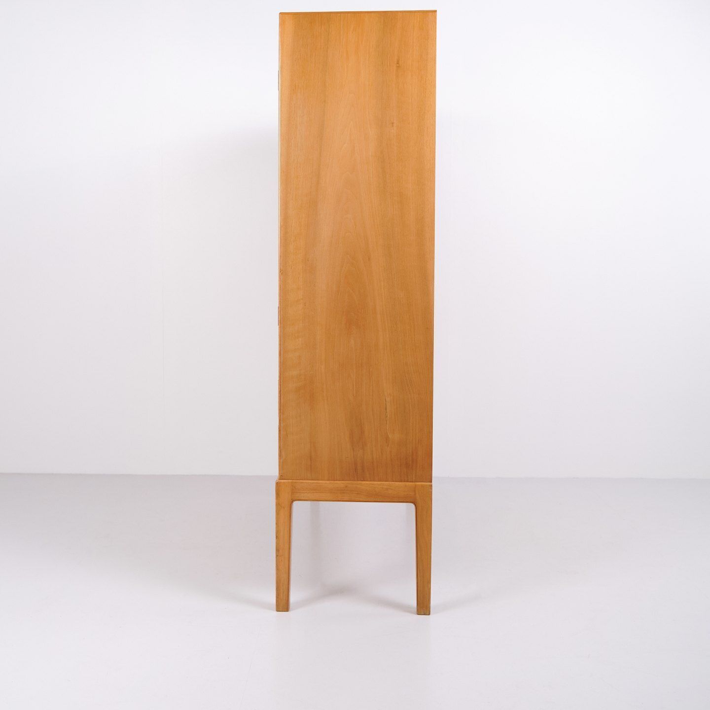 Sideboard Cabinet In Light Walnut By Ole Wanscher For A.J. Iversen, 1940s photo for sale